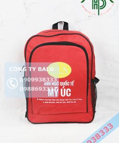 Mặt trước balo anh ngữ quốc tế Mỹ Úc