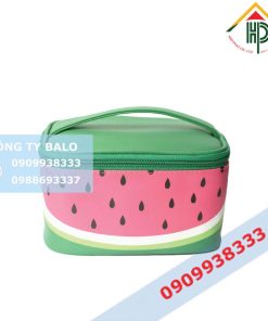 Túi đựng mỹ phẩm in hình dưa hấu