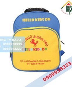 Mặt trước balo mầm non HELLO KIDS DN