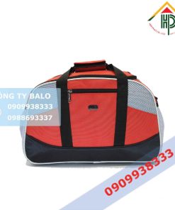 Túi xách du lịch đỏ đen