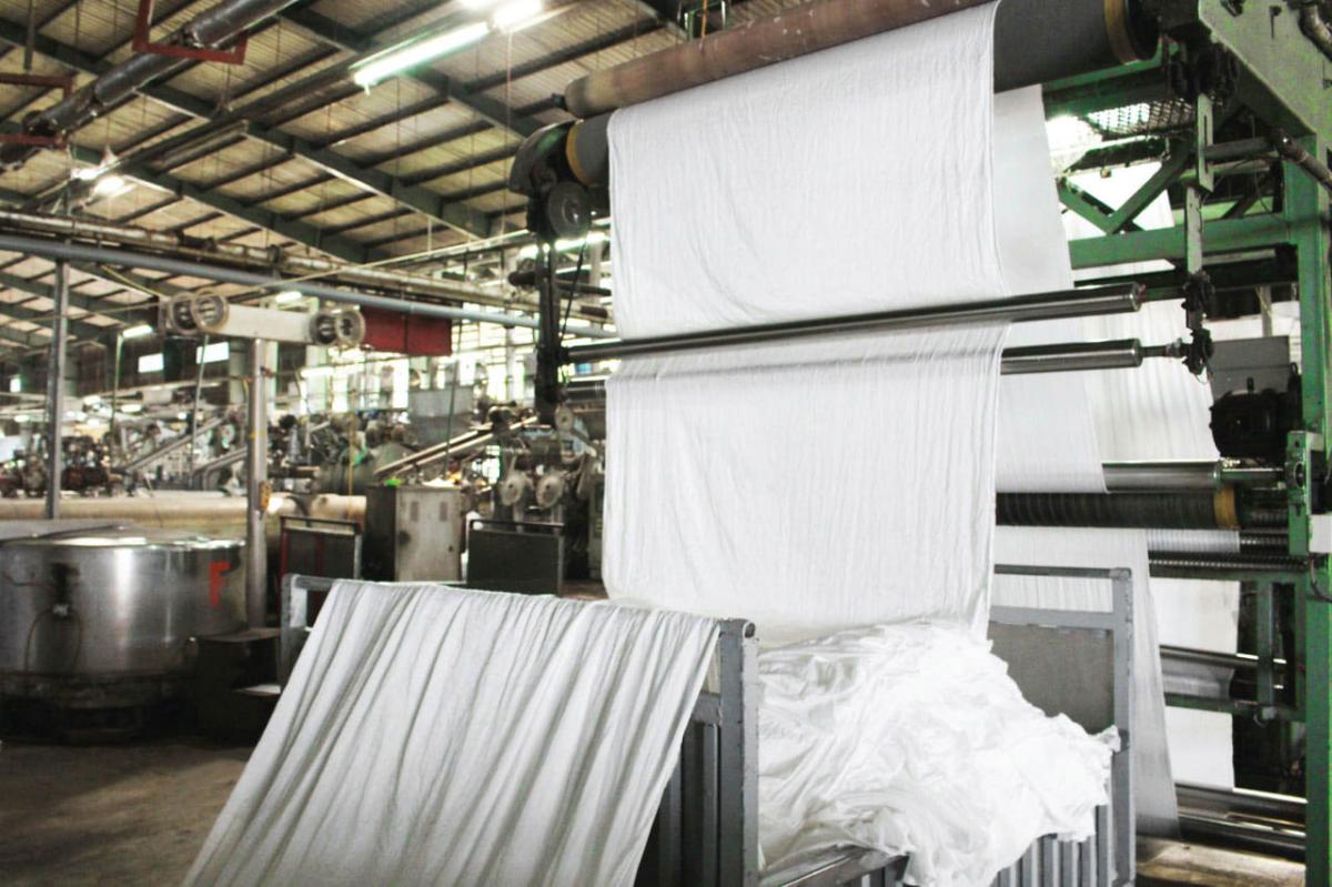 Dệt thành vải cotton satin