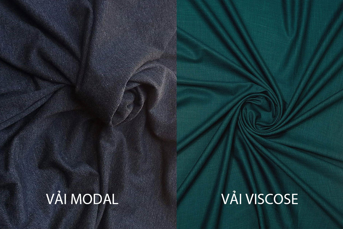 So sánh vải modal và vải viscose