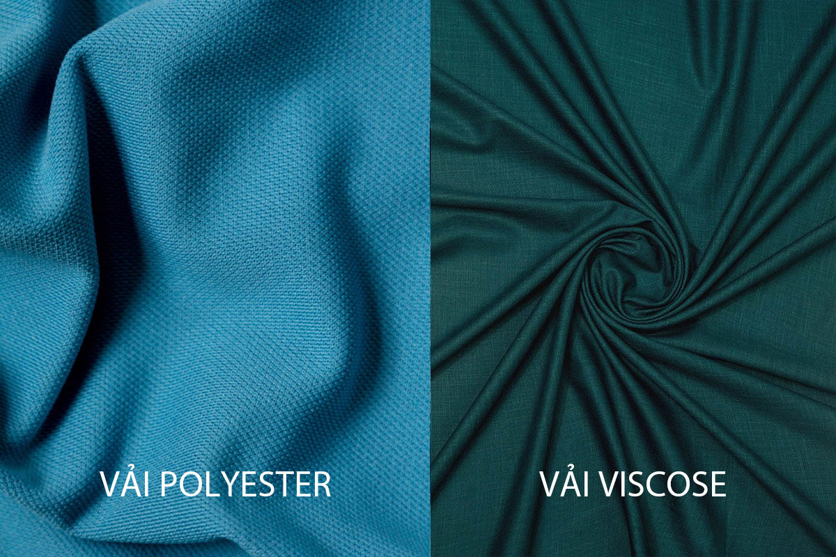So sánh vải polyester và vải viscose