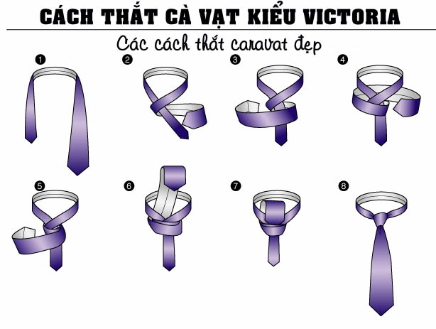 Cách thắt cà vạt bản to