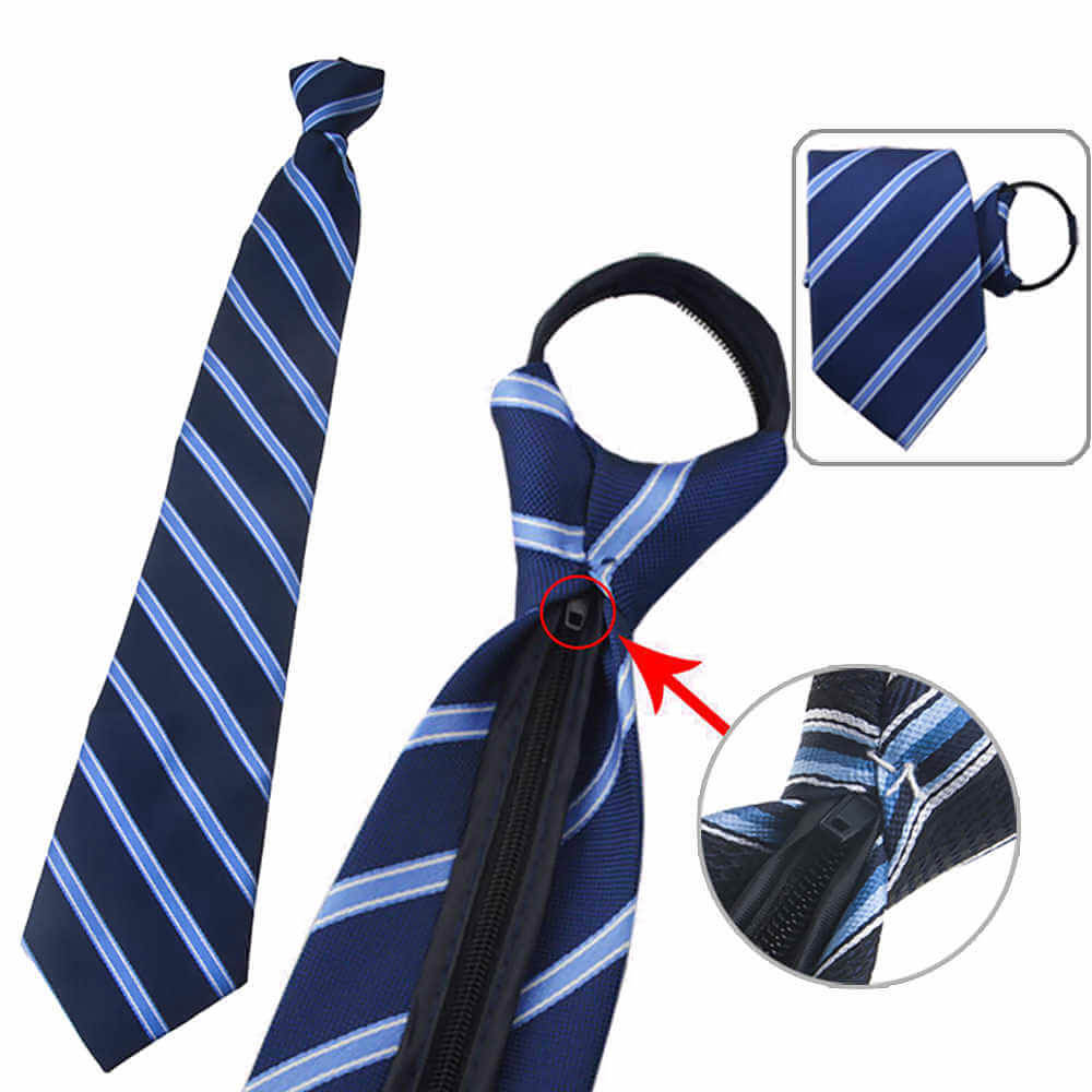 Cách thắt cà vạt có dây kéo