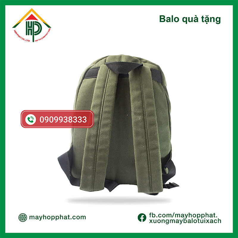 May balo vải canvas