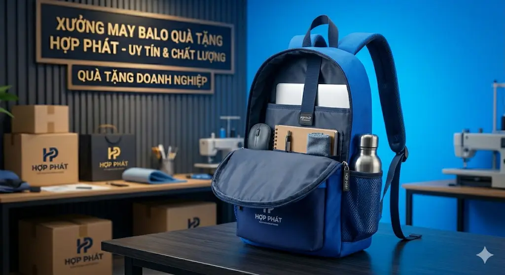 Balo Cá Nhân Cung Bảo Bình: Thiết Kế Electric Blue Đậm Chất Tương Lai