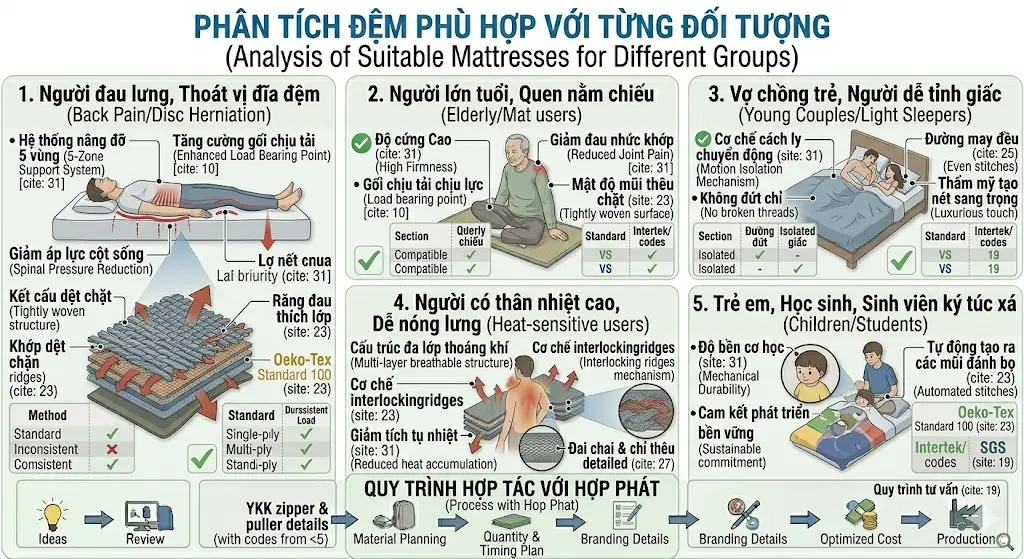 Cấu Tạo Lõi Đệm