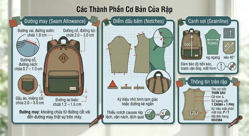 Cấu Trúc Rập Là Gì? Hướng Dẫn Toàn Diện Về Kỹ Thuật Tạo Mẫu Rập Trong May Mặc