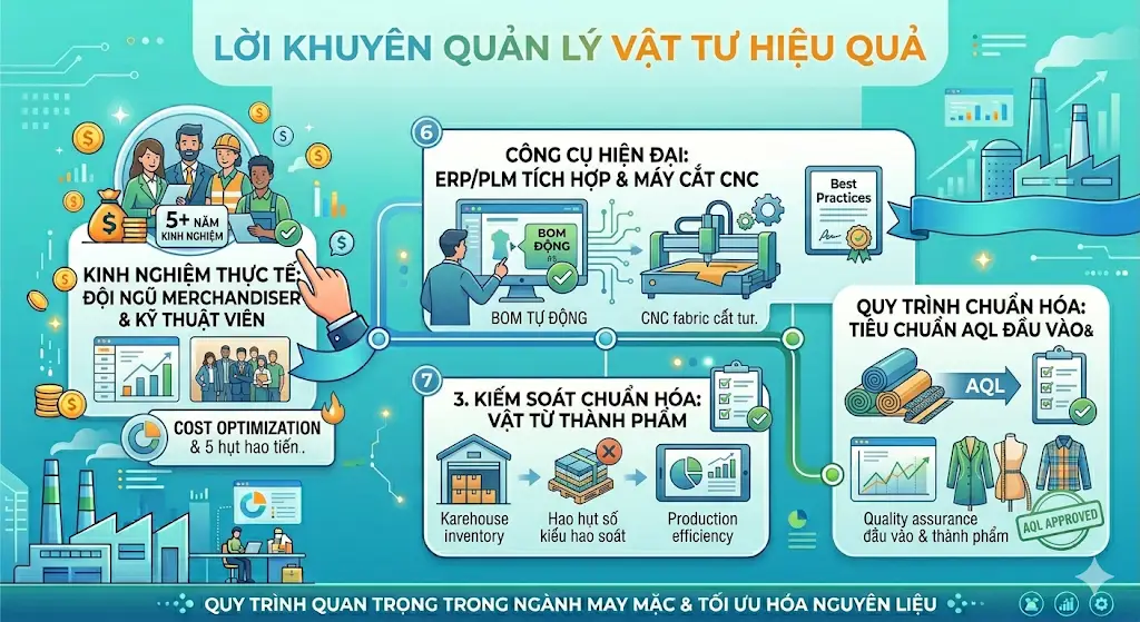 Tính Toán Định Mức Vải Và Phụ Liệu Chính Xác