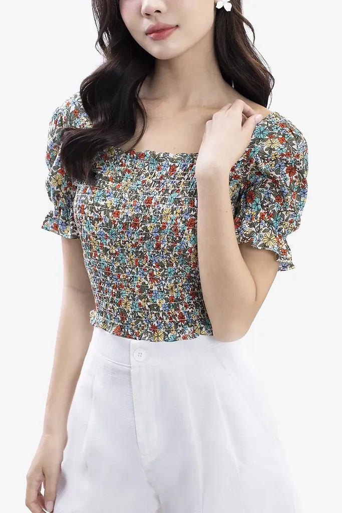 mix đồ với quần short vải
