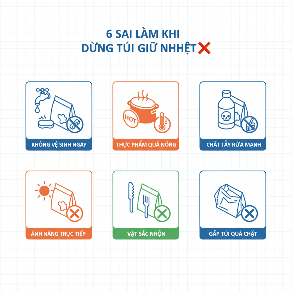 Lợi ích của túi giữ nhiệt trong đời sống