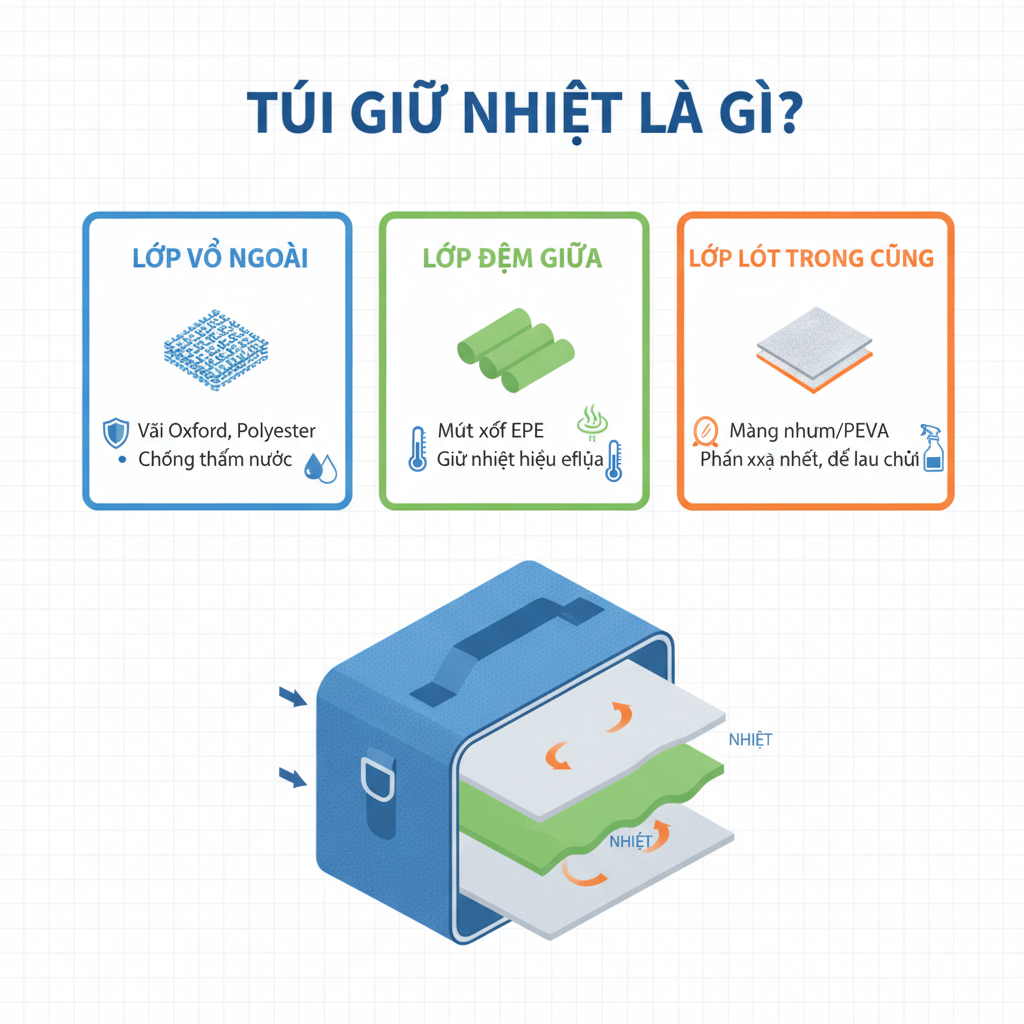 Lợi ích của túi giữ nhiệt trong đời sống