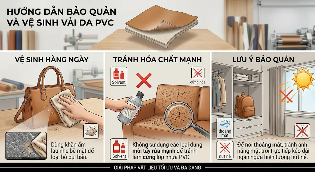 Chất liệu vải da PVC là gì? Đặc điểm và ứng dụng vải PVC trong sản xuất - vải da PVC Chất liệu vải da PVC là gì? Đặc điểm và ứng dụng vải PVC trong sản xuất - vải da PVC