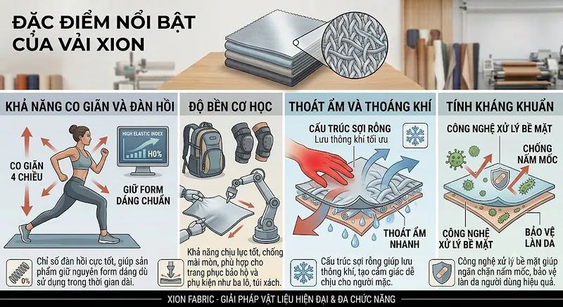 Vải xion Vải xion