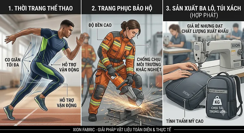 Vải xion Vải xion