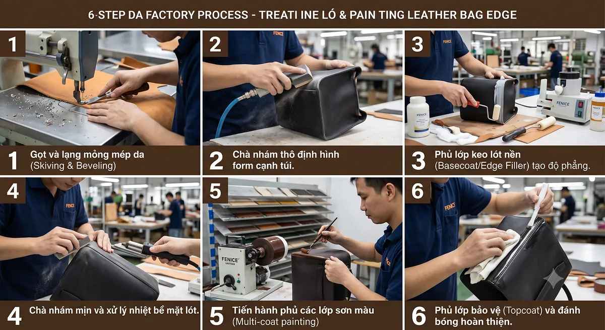 Xử Lý Cạnh Và Phủ Sơn Viền